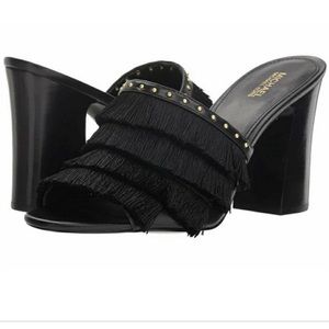 MICHAEL Michael Kors Gallagher Fringed Mules